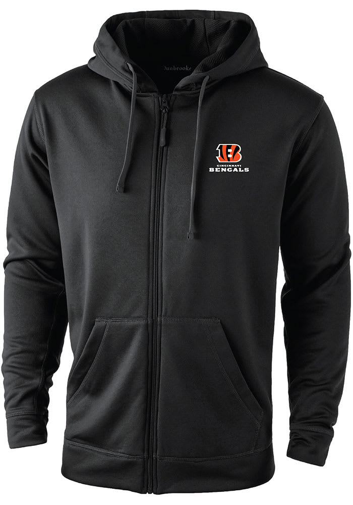 Men's '47 Black Cincinnati Bengals Imprint Headline Fleece