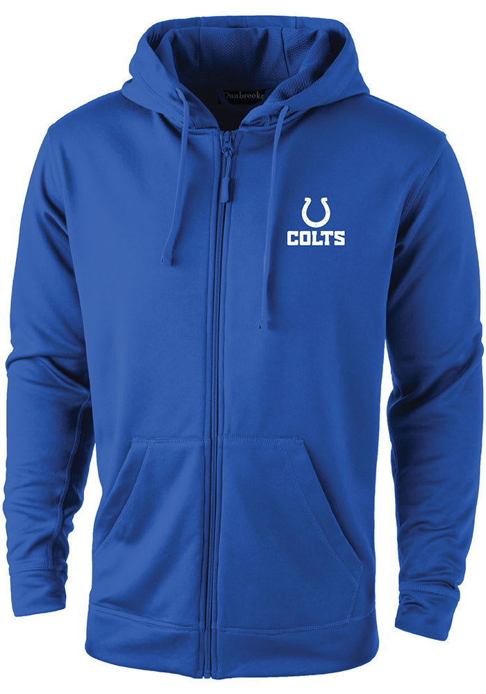 Dunbrooke Indianapolis Colts Mens ROYAL TROPHY Zip - 89200197
