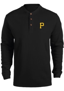 Dunbrooke Pittsburgh Pirates Black MAVERICK Long Sleeve T Shirt