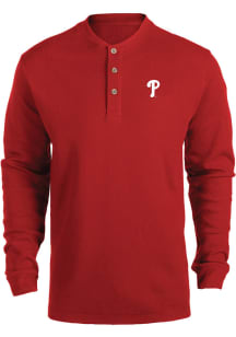 Dunbrooke Philadelphia Phillies Red Maverick Long Sleeve T Shirt