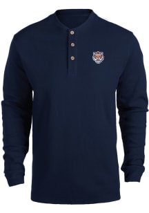 Dunbrooke Detroit Tigers Navy Blue Maverick Long Sleeve T Shirt