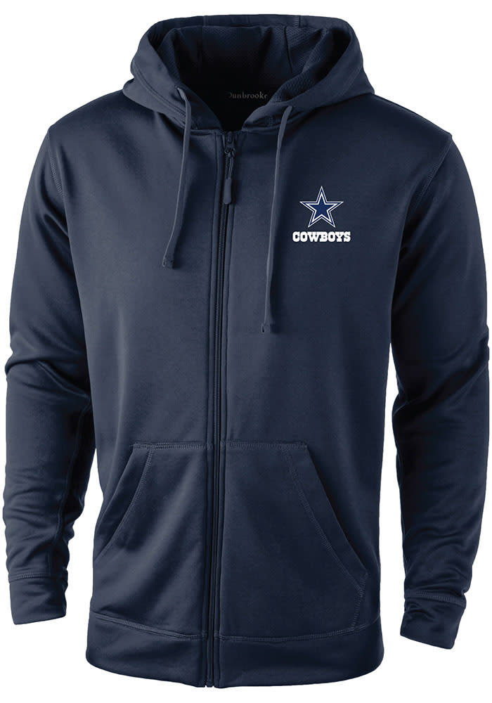 Dunbrooke Dallas Cowboys Mens NAVY Trophy Zip - 8920046