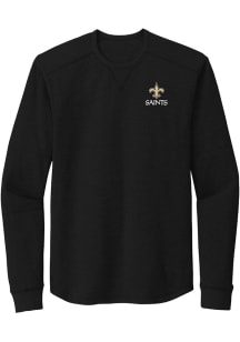 Dunbrooke New Orleans Saints Black Cavalier Long Sleeve T Shirt