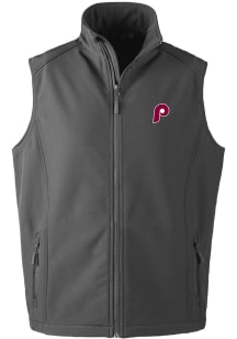 Dunbrooke Philadelphia Phillies Mens Grey Archer Sleeveless Jacket