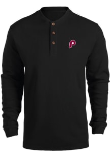 Dunbrooke Philadelphia Phillies Black Maverick Long Sleeve T Shirt