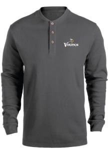 Dunbrooke Minnesota Vikings Grey Maverick Long Sleeve T Shirt