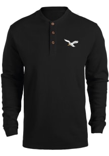 Dunbrooke Philadelphia Eagles Black Maverick Long Sleeve Fashion T Shirt