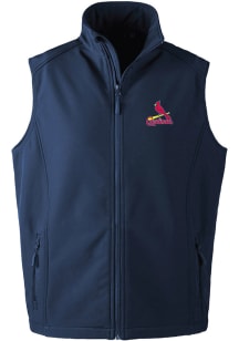 Dunbrooke St Louis Cardinals Mens Navy Blue Archer Sleeveless Jacket