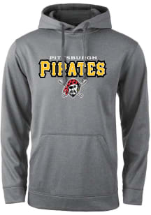 Dunbrooke Pittsburgh Pirates Mens Grey Champion Hood