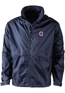 Dunbrooke Chicago Cubs Mens Navy Blue Sportsman Light Weight Jacket
