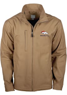 Dunbrooke Denver Broncos Mens Brown Journey Medium Weight Jacket