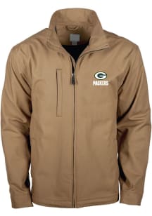 Dunbrooke Green Bay Packers Mens Brown Journey Medium Weight Jacket