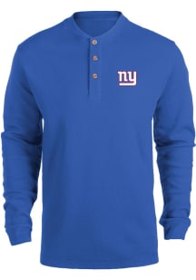 Dunbrooke New York Giants Blue Maverick Long Sleeve Fashion T Shirt