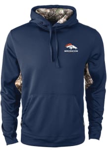 Dunbrooke Denver Broncos Mens Navy Blue Ranger Hood