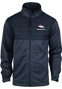 Dunbrooke Denver Broncos Mens Navy Blue Explorer Medium Weight Jacket