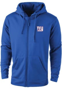 Dunbrooke New York Giants Mens Blue Trophy Long Sleeve Zip