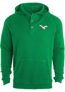 Dunbrooke Philadelphia Eagles Mens Kelly Green Montana Long Sleeve Lightweight Hoodie