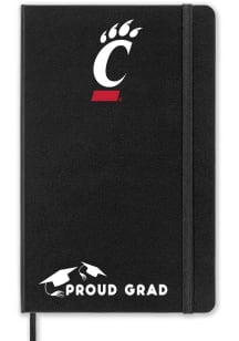 Black Cincinnati Bearcats Proud Grad team logo Notebook and Folder