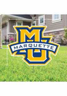 Marquette Golden Eagles Team Yard Sign - Gold