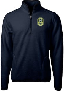 Cutter and Buck Nashville SC Mens Navy Blue Cascade Sherpa Big and Tall Qtr Zip