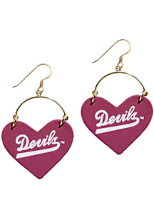 Arizona State Sun Devils Lover Dangle Womens Earrings