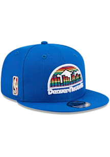 New Era Denver Nuggets Blue Hardwood Classic 9FIFTY Mens Snapback Hat