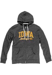 Iowa Hawkeyes Womens Black Laugna Long Sleeve Full Zip Jacket