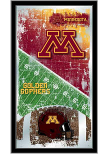 Minnesota Golden Gophers Football Hanging Back Bar Mirror