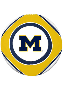 Yellow Wolverines Size 4 Soccer Ball