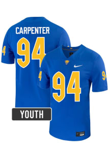 Samuel Carpenter Nike Youth Blue Pitt Panthers NIL Name And Number Football Jersey Jersey