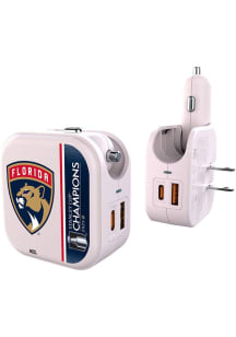 Florida Panthers 2025 Stanley Cup Champions 2in1 Phone Charger