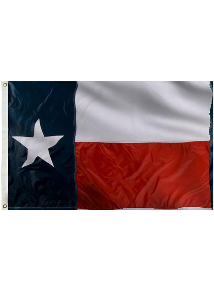Texas 3x5 Grommet Applique Flag