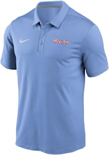 Nike Houston Cougars Mens Houston Blue Victory Short Sleeve Polo