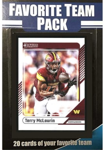 Washington Commanders 20 Pack Collectible Football Cards