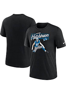 Aidan Hutchinson Detroit Lions Black Local Pack Short Sleeve Fashion Player T Shirt