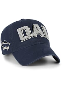47 Dallas Cowboys Navy Blue Zoey Clean Up Womens Adjustable Hat