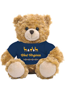 West Virginia Mountaineers Jardine  Holiday 10" Holiday Plush - White