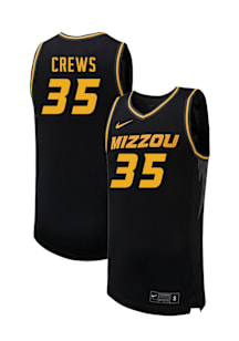 Jacob Crews  Nike Missouri Tigers Black NIL Name And Number Jersey