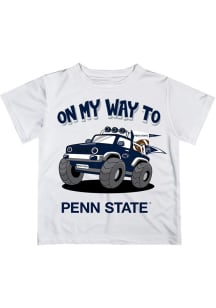 Infant Penn State Nittany Lions White Vive La Fete On My Way Short Sleeve T-Shirt