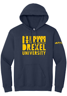 Summit Sportswear Drexel Dragons Mens Navy Blue Admitted Students Day 2017 Long Sleeve Hoodie
