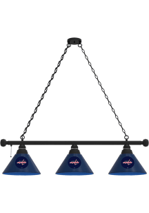 Washington Capitals 3 Shade Black Billiard Lamp