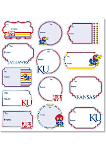 Kansas Jayhawks Team Logo 8"x10" Gift Tags