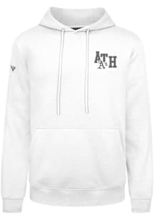 Levelwear Oakland Athletics Mens White Podium Valiant Long Sleeve Hoodie