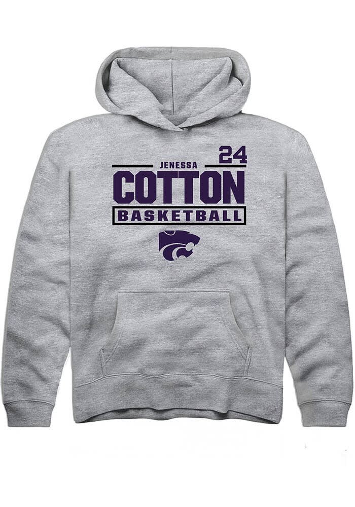 Jenessa Cotton Youth ATHLETICGREY K-State Wildcats NIL