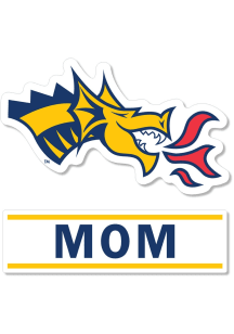 Navy Blue Drexel Dragons 3 Inch Mom Decal