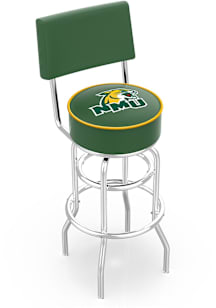 Northern Michigan Wildcats Double-Ring Swivel with Back Pub Stool - Black