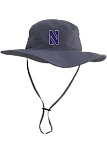 LogoFit Northwestern Wildcats Graphite Boonie Mens Bucket Hat