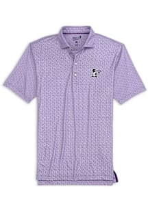 Johnnie O K-State Wildcats Mens Purple Hinson Willie Short Sleeve Fashion Polo