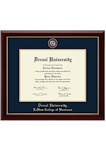Drexel Dragons Team Logo Diploma Frame - Blue
