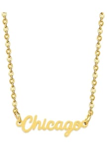 Chicago EB & Co State Name Plate Necklace